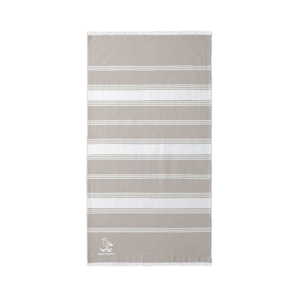 Striped Seagull Coastal Throw