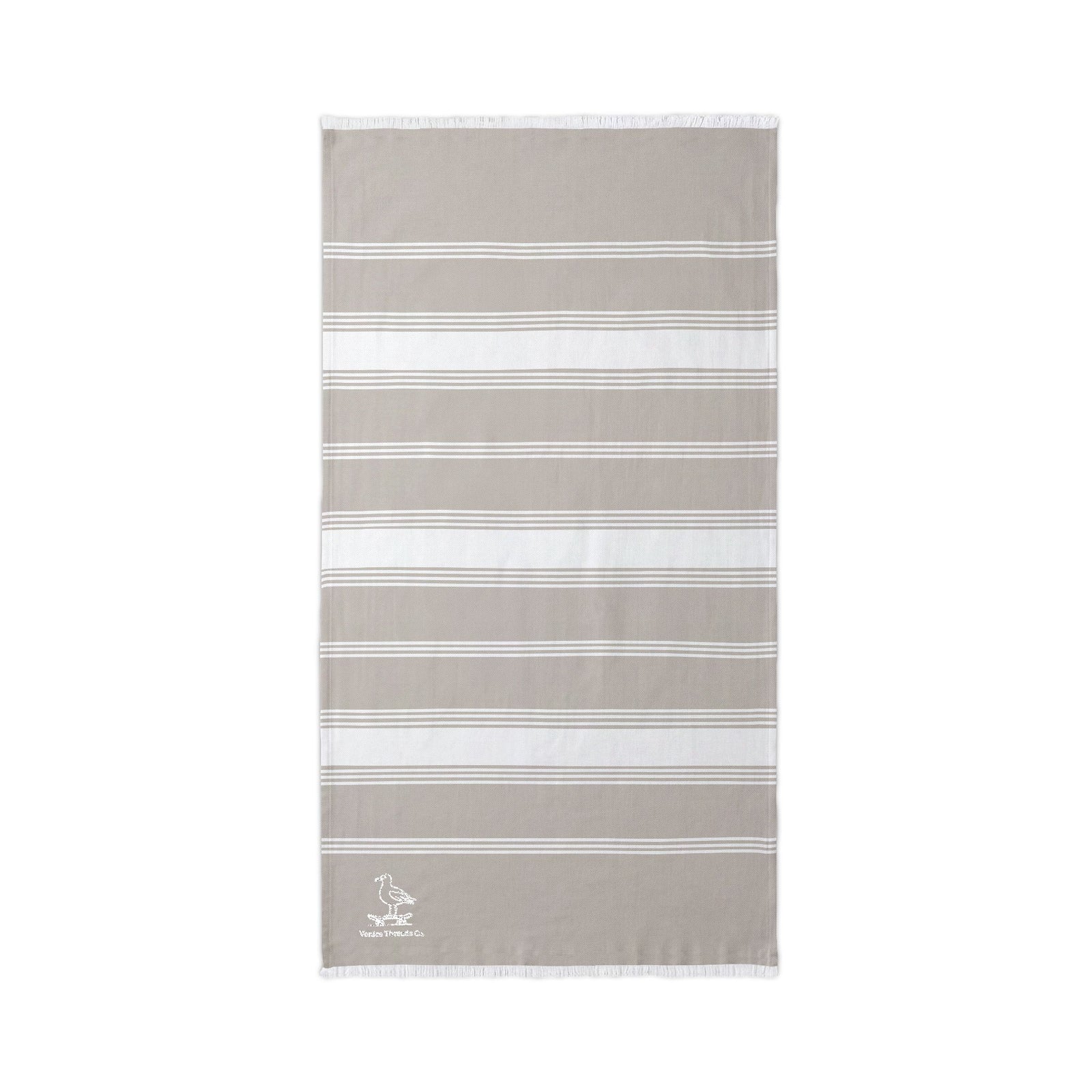 Striped Seagull Coastal Throw