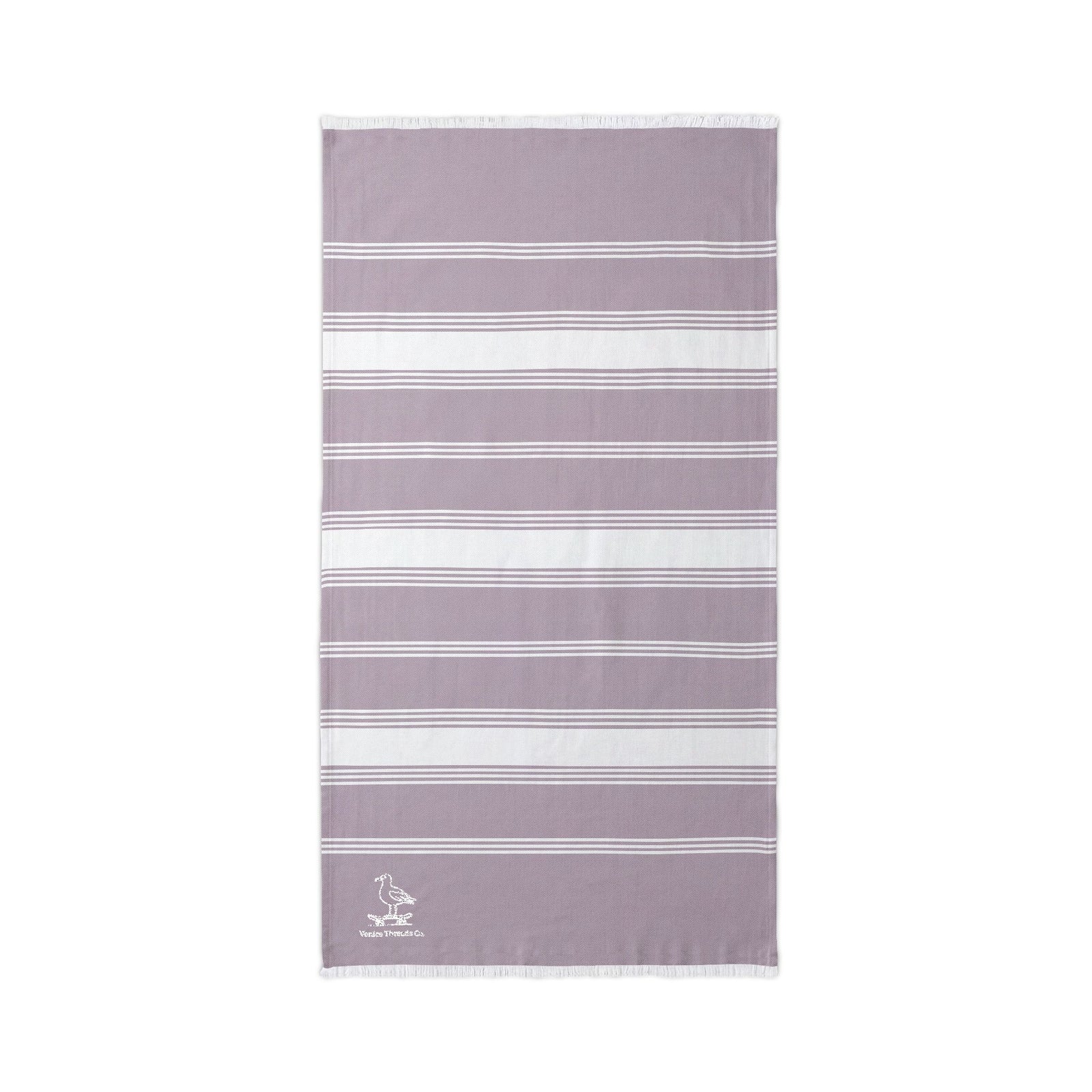 Striped Seagull Coastal Throw