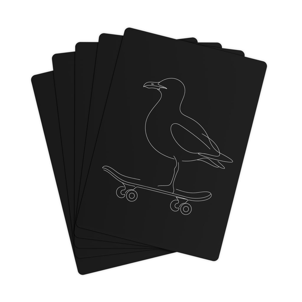 Seagull Skateboard Playing Cards