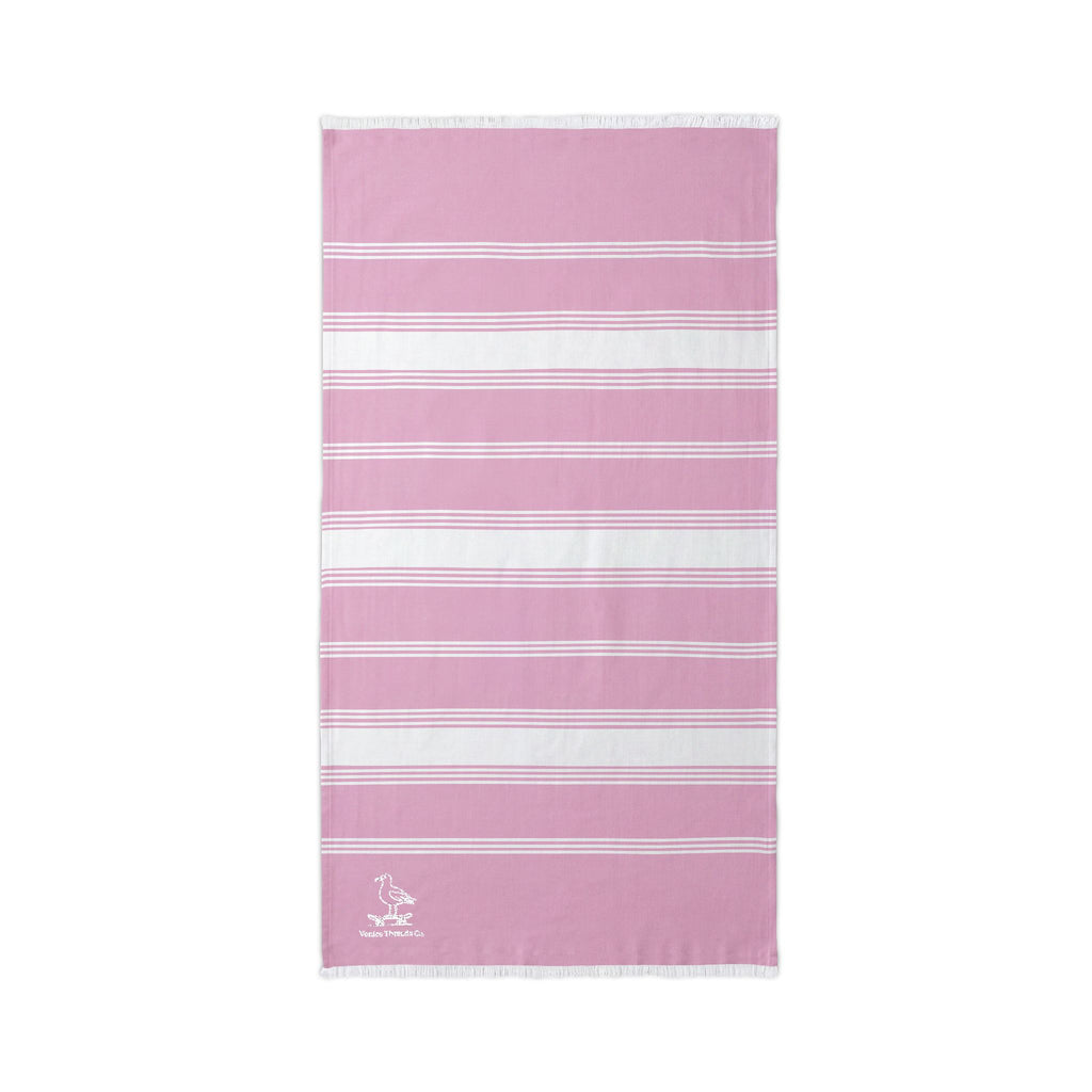 Striped Seagull Coastal Throw