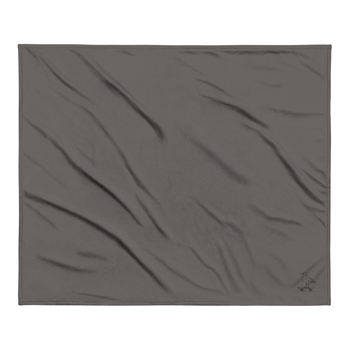 Seagull Skateboard Sherpa Blanket